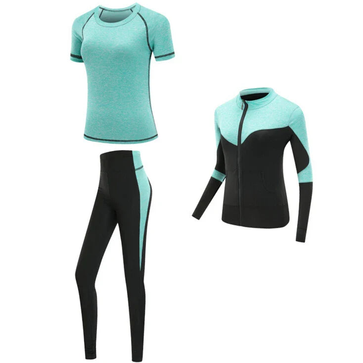 4 piece work out set - mint