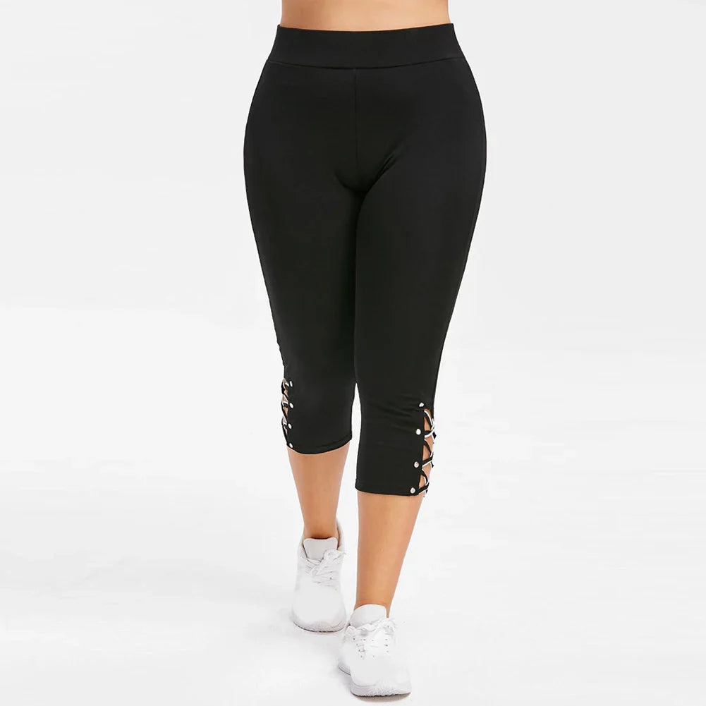 Women's Sports leggings - - black (front view)