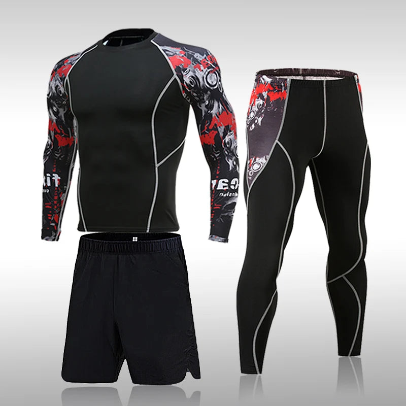 Man Compression Sports Suit