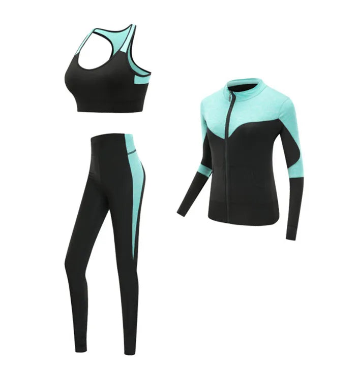 4 piece work out set - pink