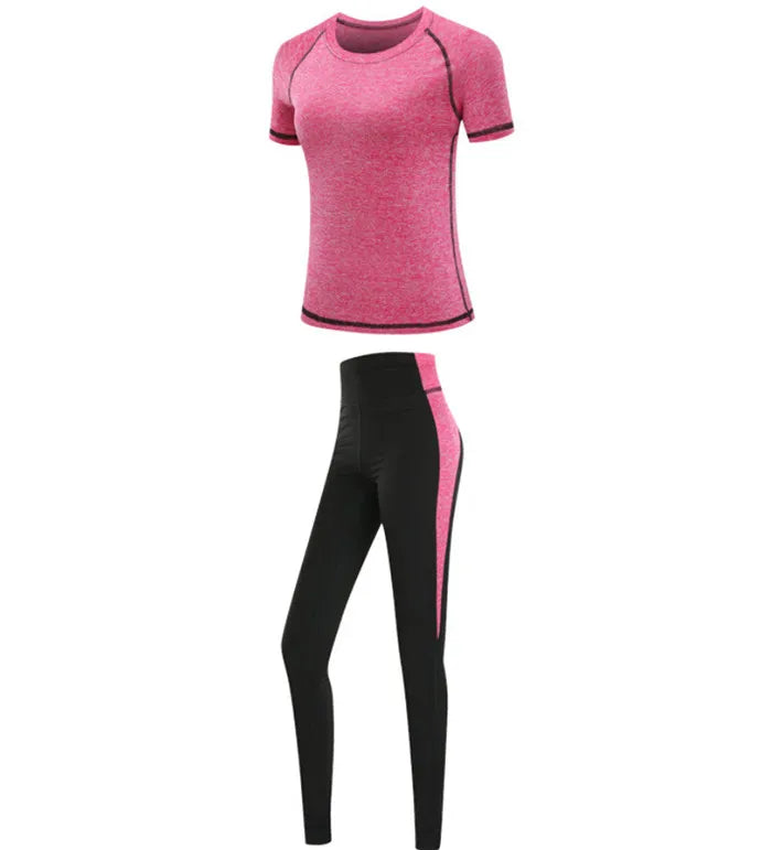 4 piece work out set - pink