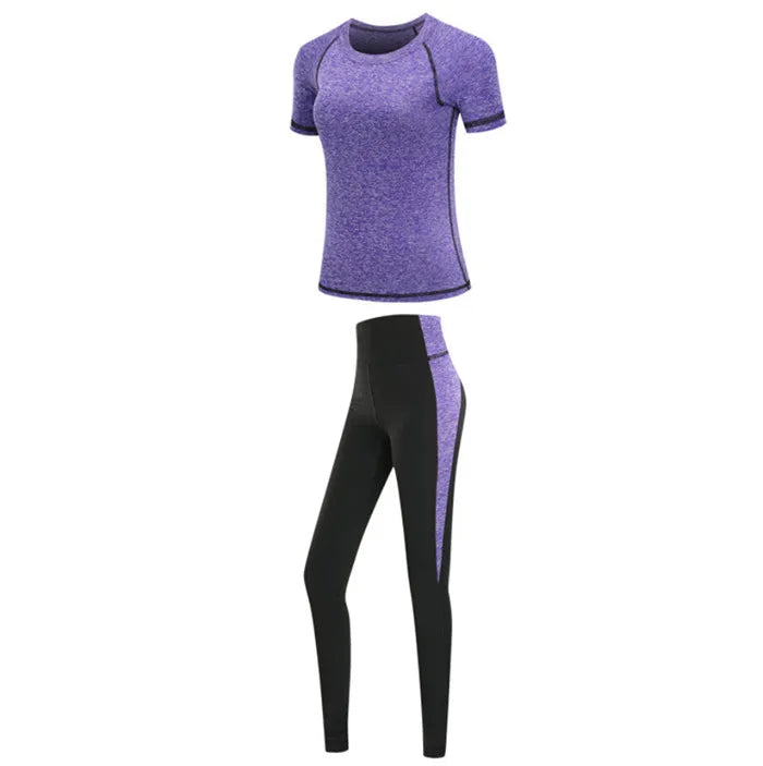 4 piece work out set - purple