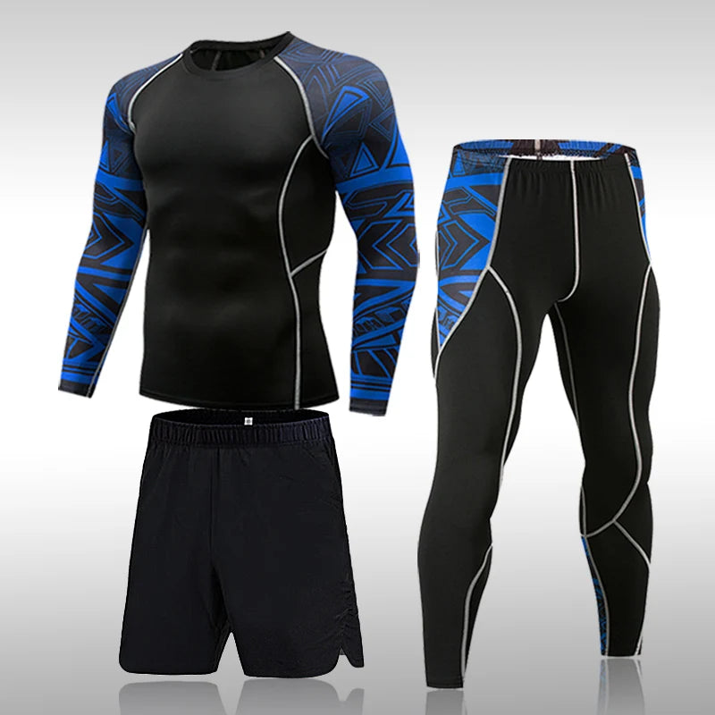 Man Compression Sports Suit