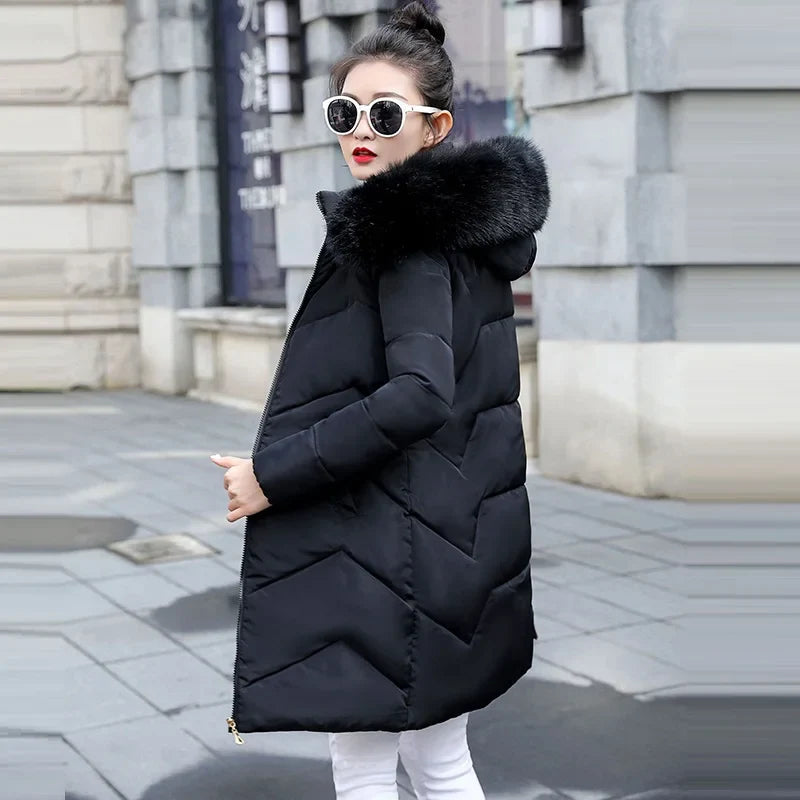 Fur Coat Jacket - all black