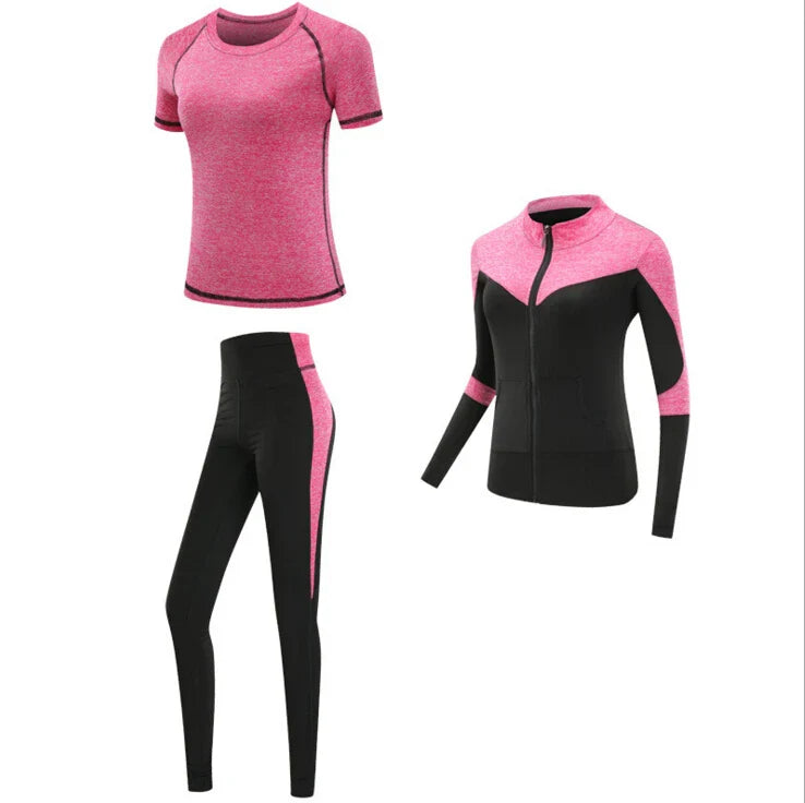 4 piece work out set - pink