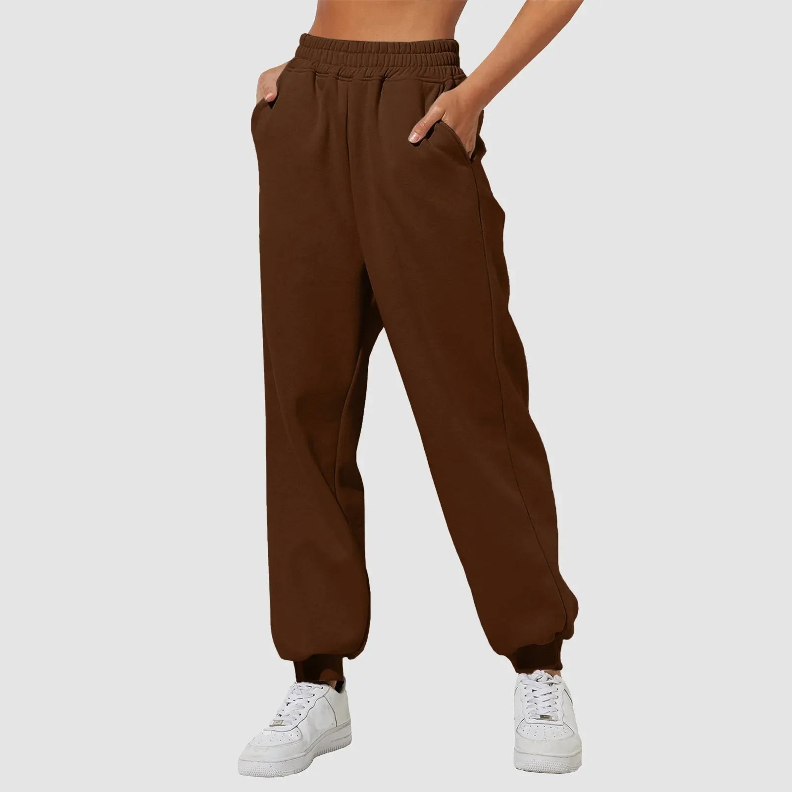 Sweatpants Sports Pants - Brown