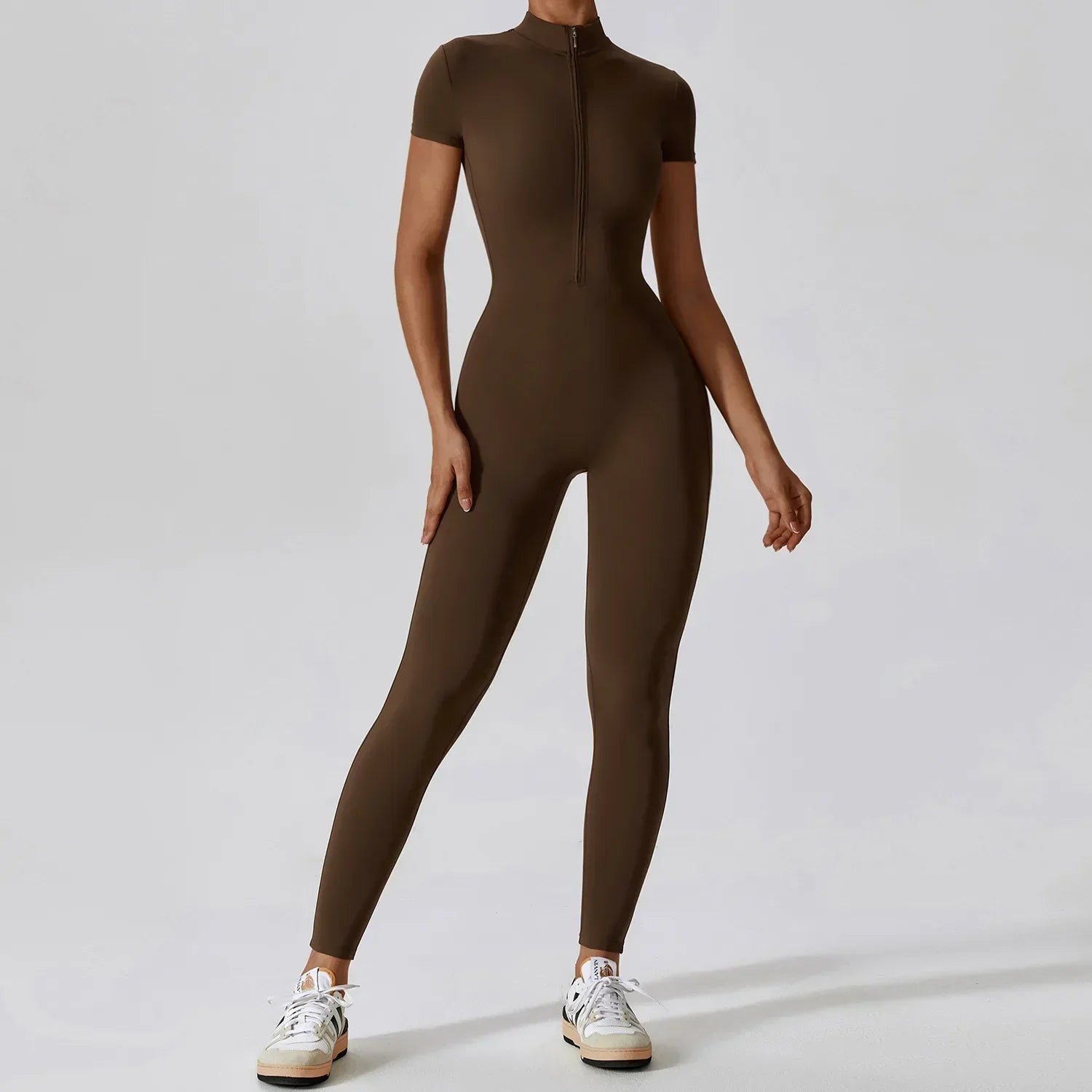 Yoga Jumpsuit -dark red