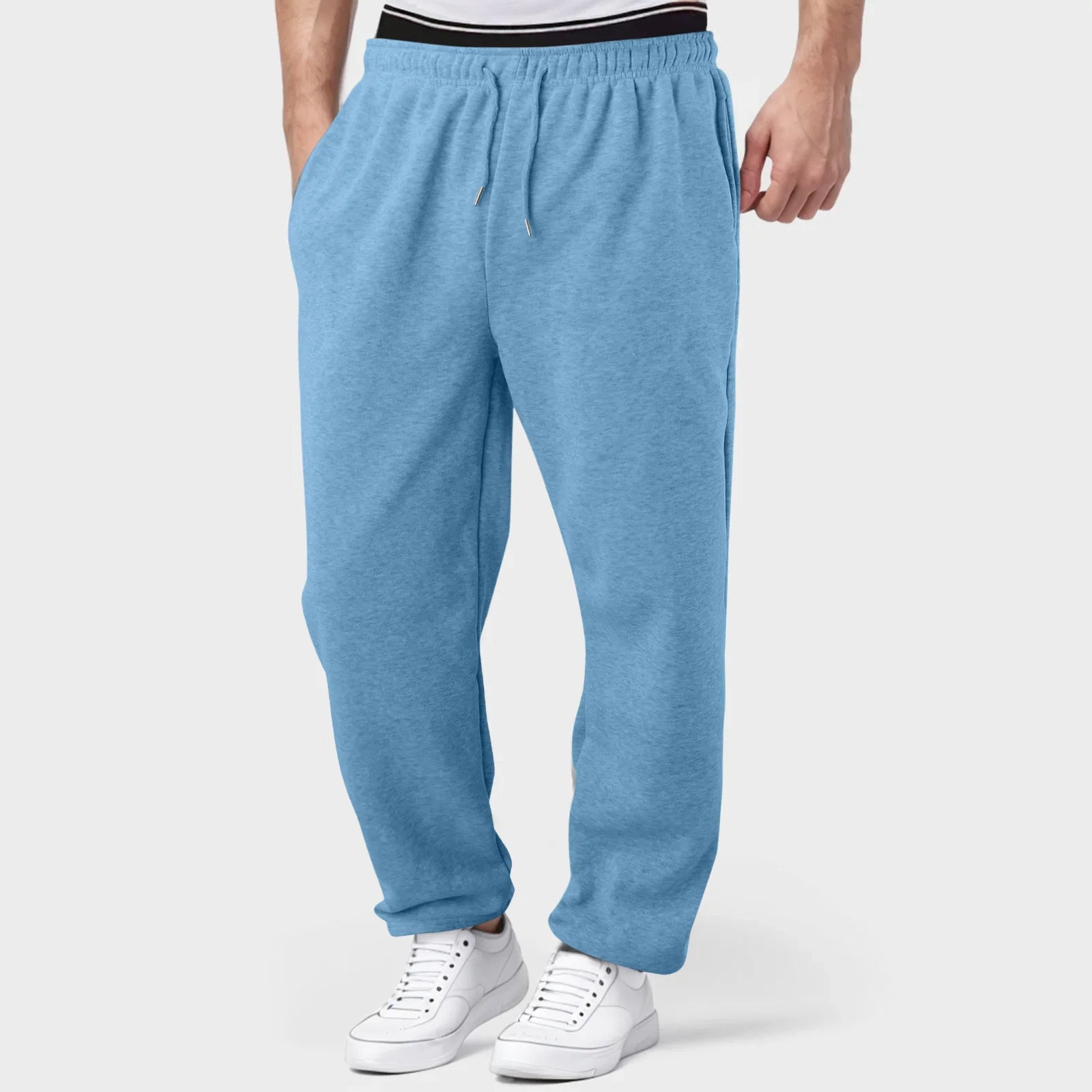 Men's Baggy sweatpants - Light blue