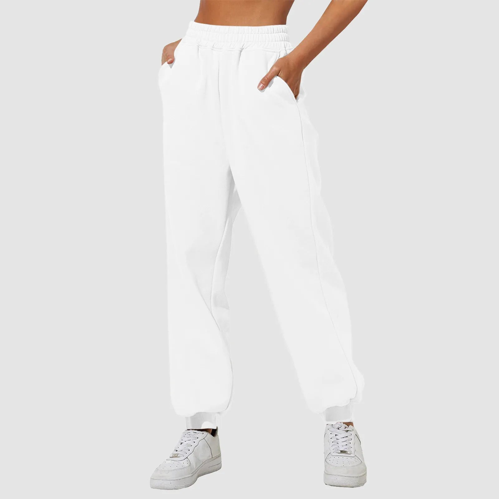 Sweatpants Sports Pants - White