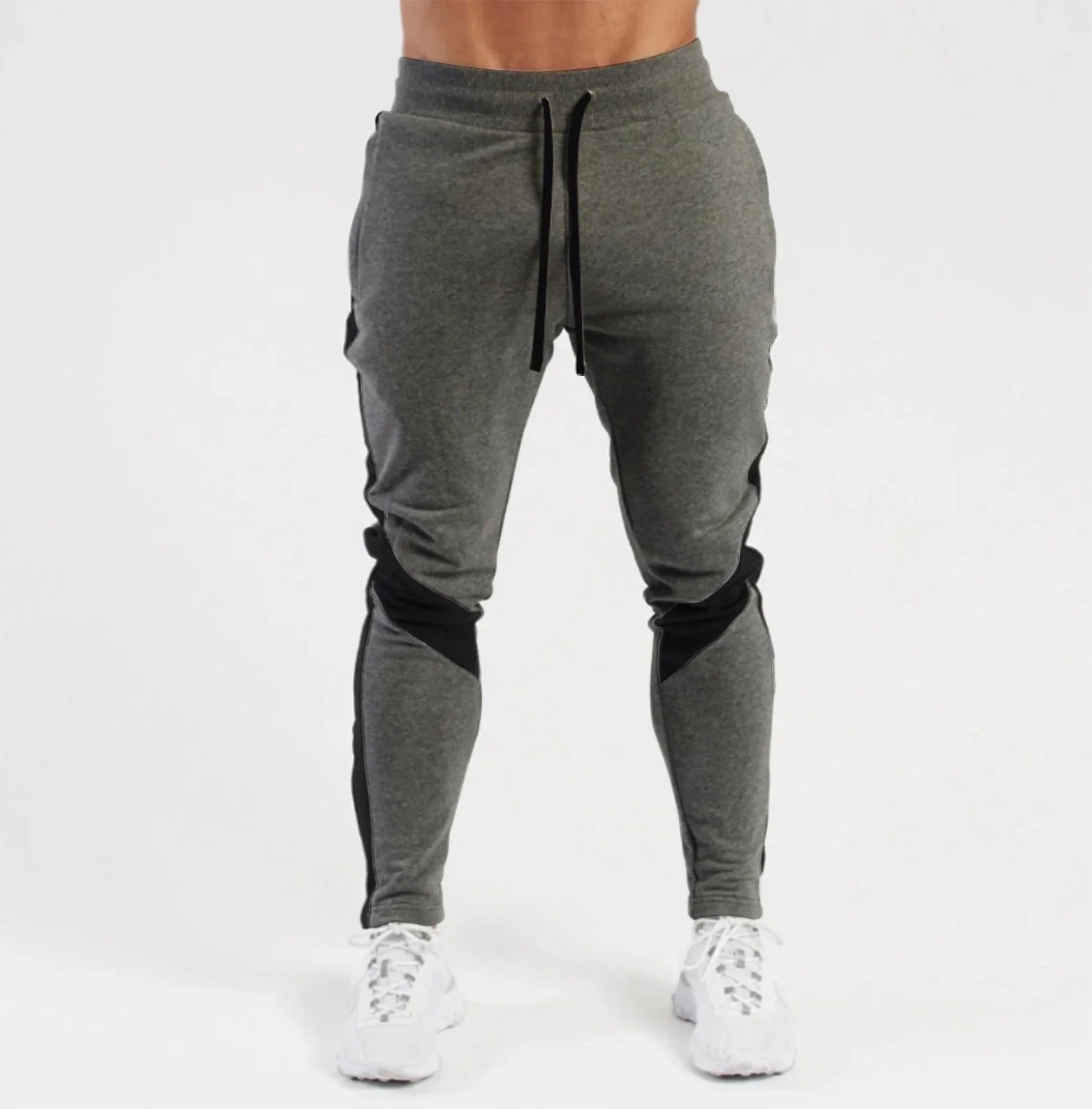 Mens Joggers - grey and black 