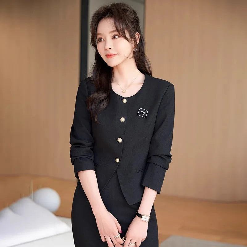 Long Sleeve Women Business Work Wear Suit