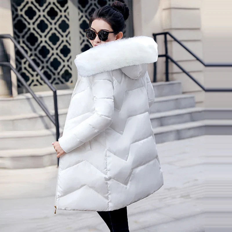 Fur Coat Jacket - ice white 