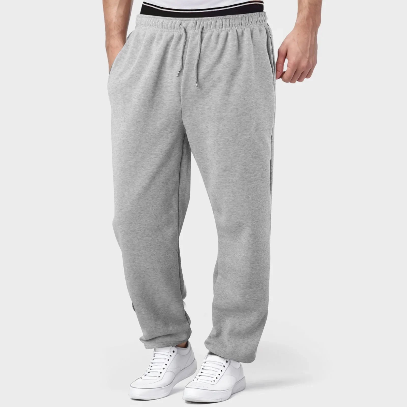 Men's Baggy sweatpants - light grey 