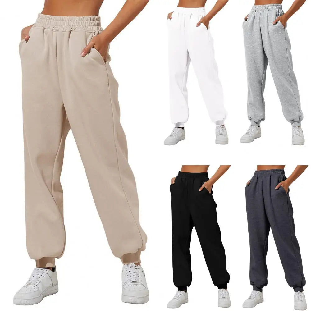 Wide straight leg women's sweatpants - multiview