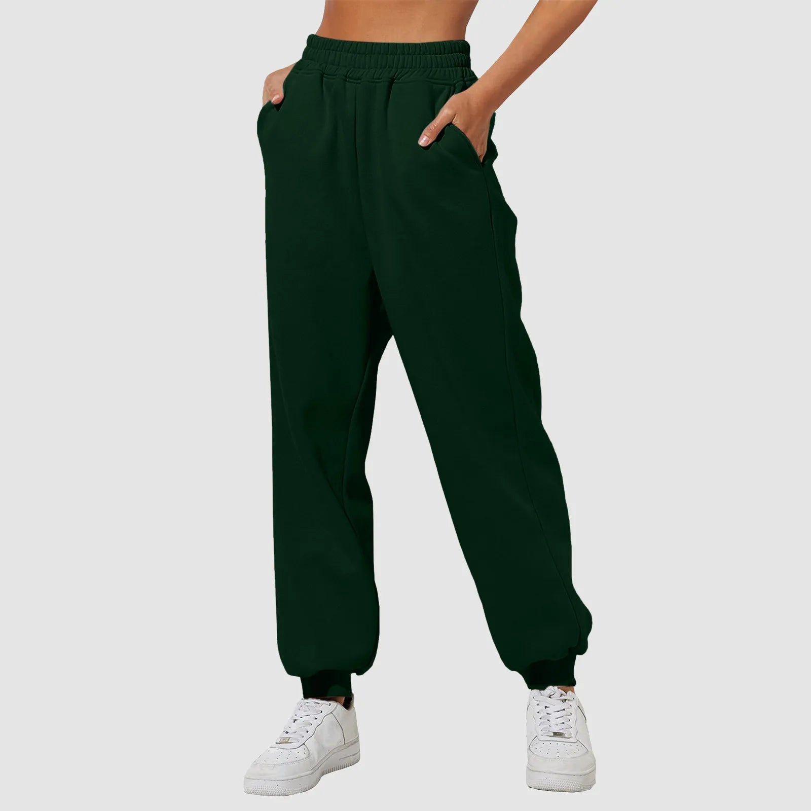 Sweatpants Sports Pants - Dark green