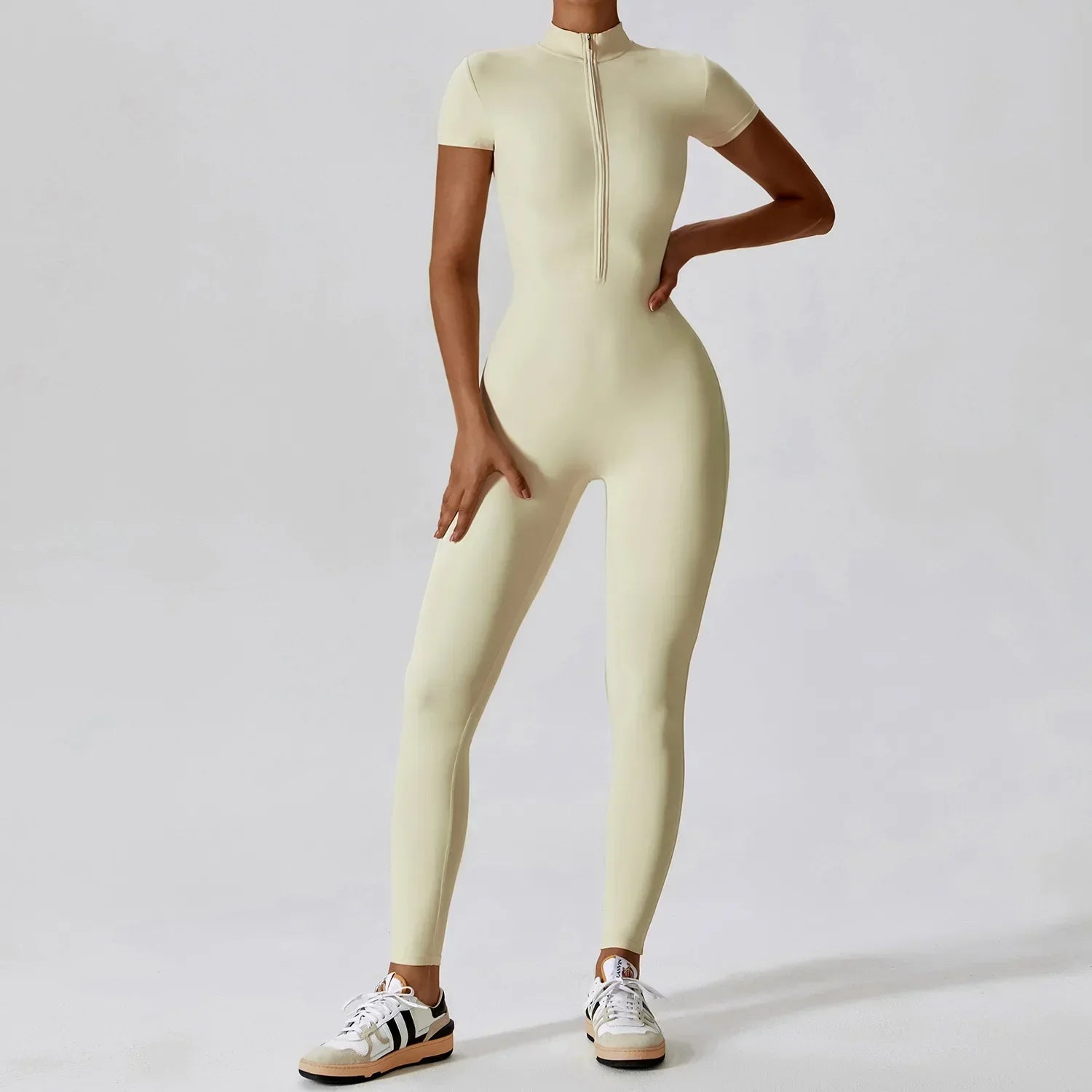 Yoga Jumpsuit - cream