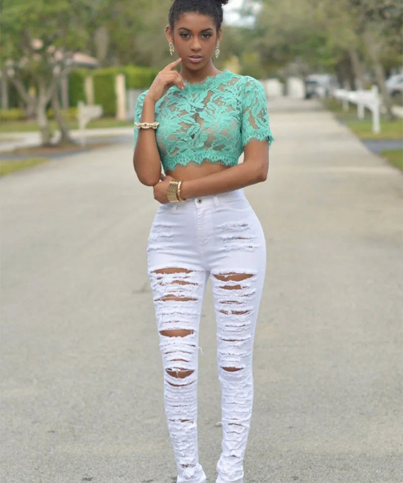 Women High waist Jeans