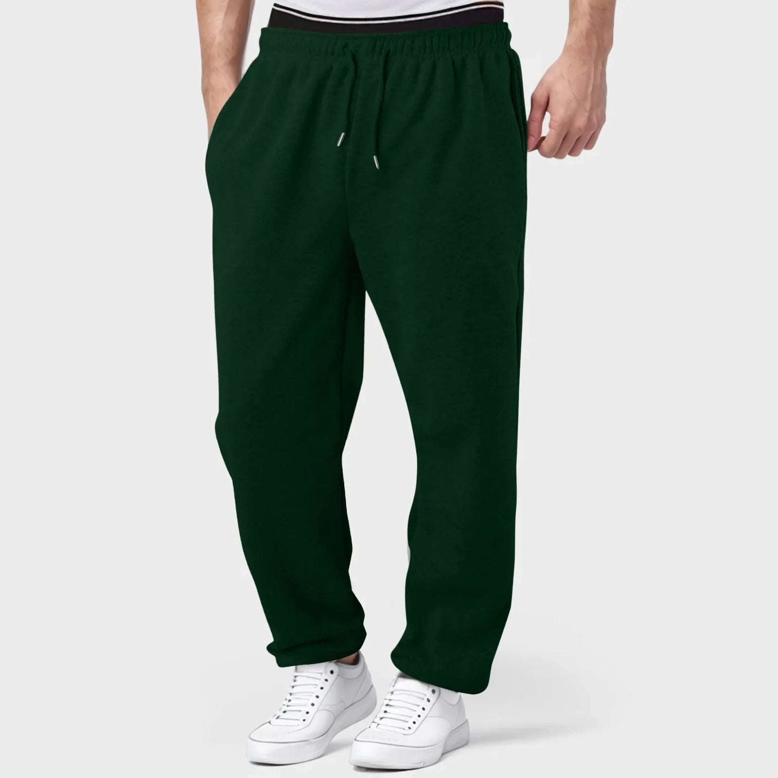 Men's Baggy sweatpants - Dark Green