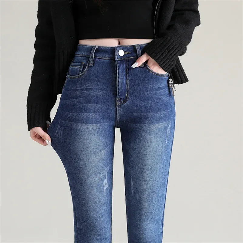 Thermal Jeans - faded dark blue