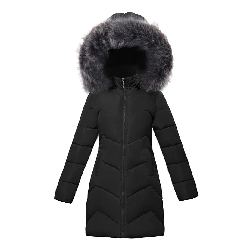 Fur Coat Jacket - black (no model)