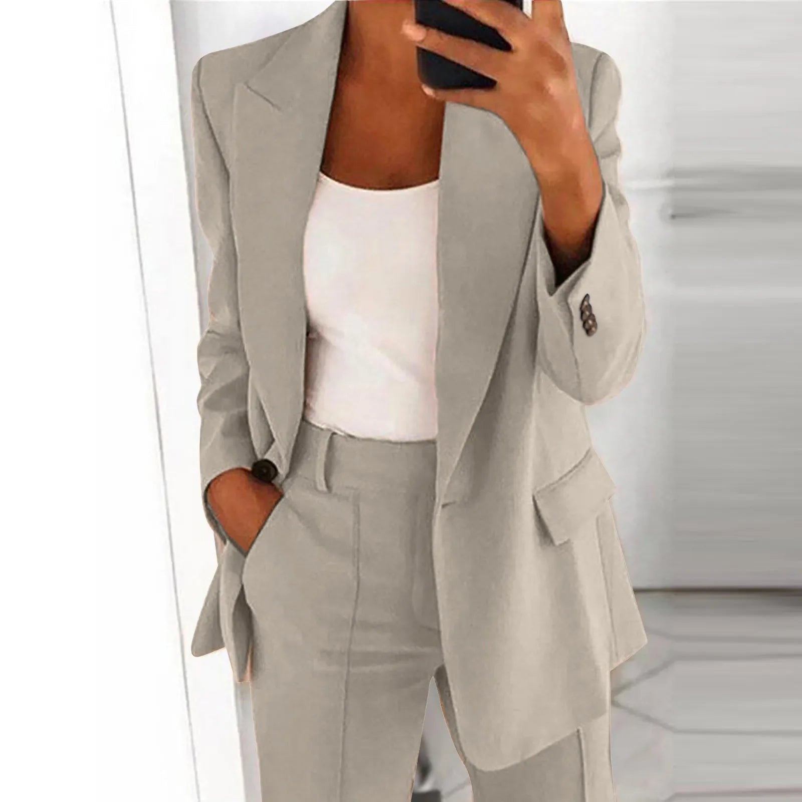 linen suit