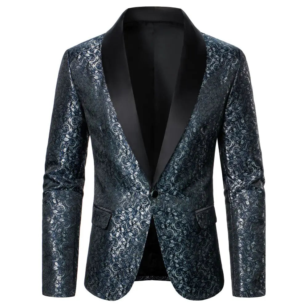 Suit Jacket Luxury Textured Fabric - front view 