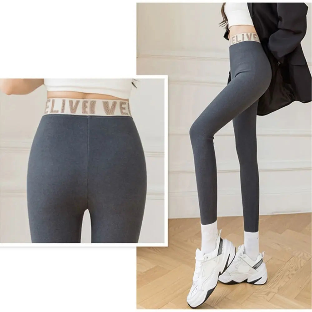 Fashion Letter Women Leggings - secondary poses