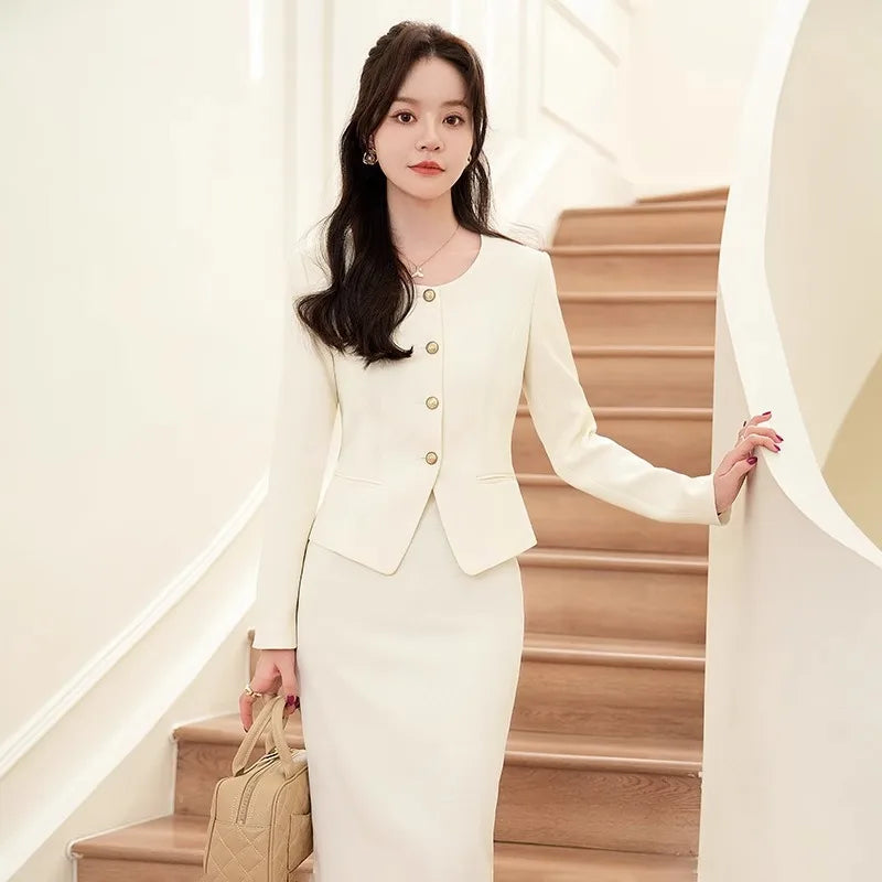 Long Sleeve Women Business Work Wear Suit