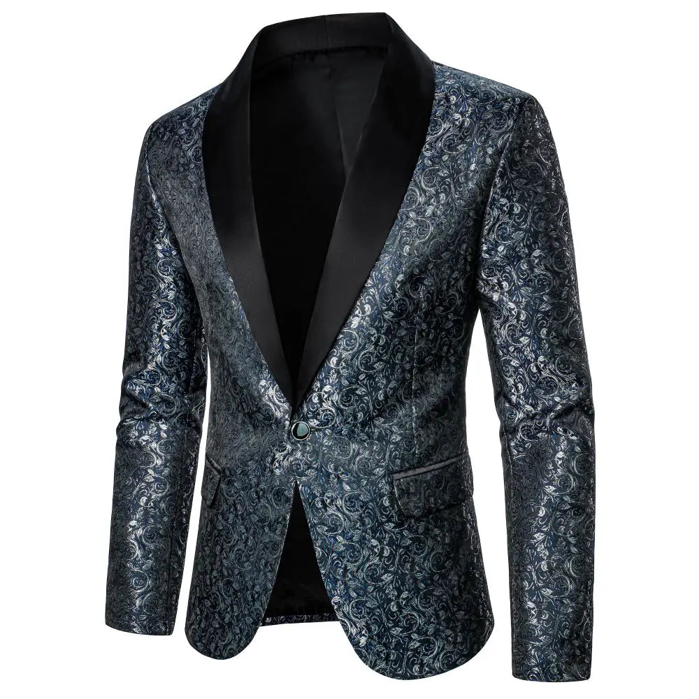 Suit Jacket Luxury Textured Fabric - front view